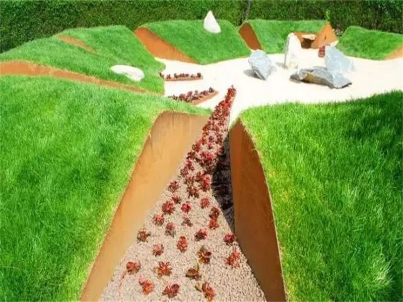 Rustic style garden bed edging For Garden Art